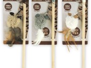 AFP Lambswool-Wand+Mouse with Feather Catnip